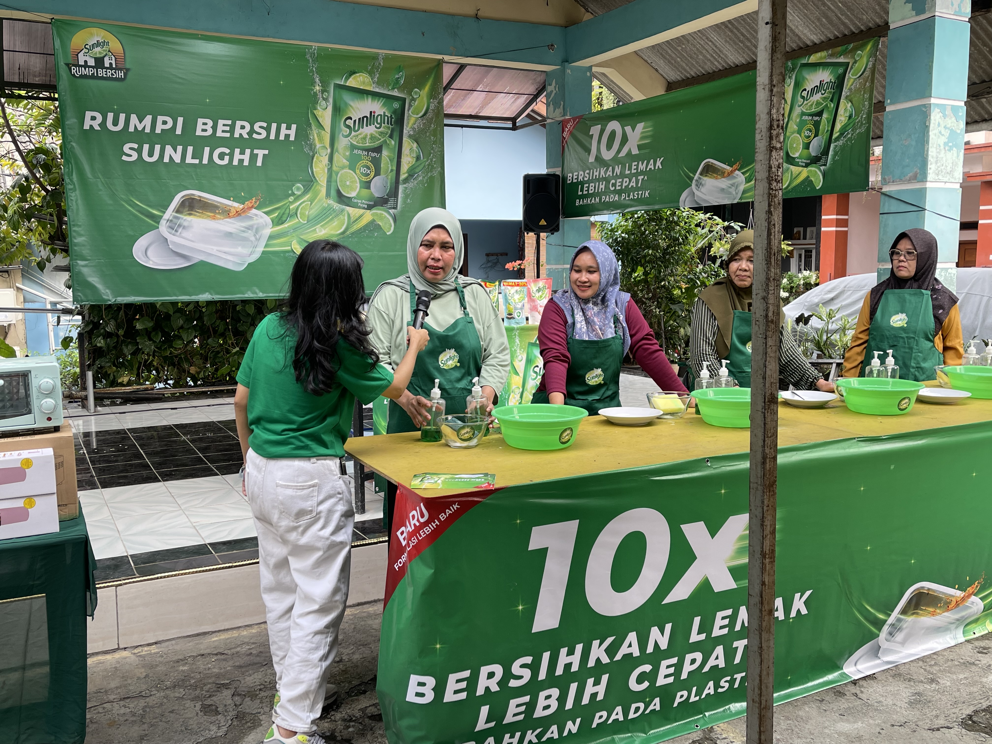 Sunligt challenge bersama ibu rumah tangga